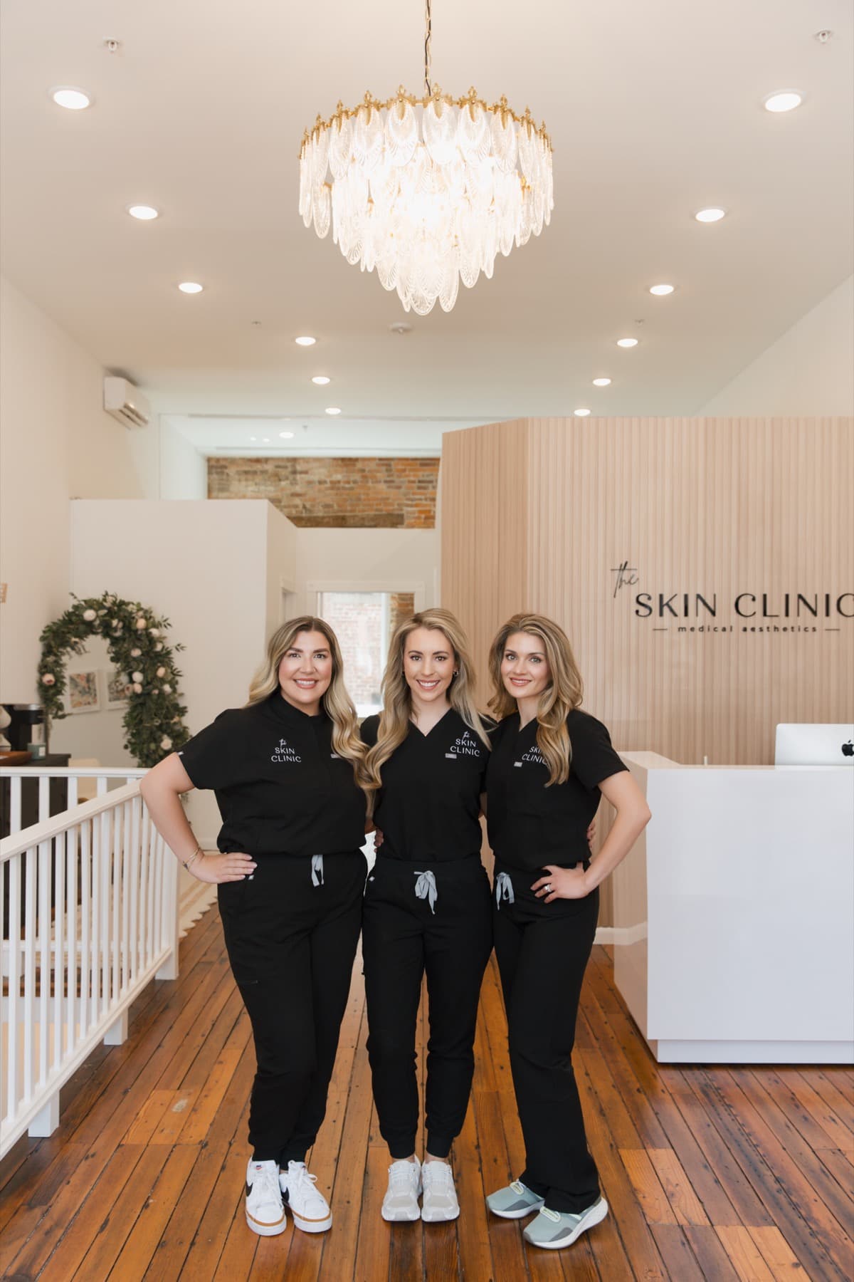 The team inside the clinic